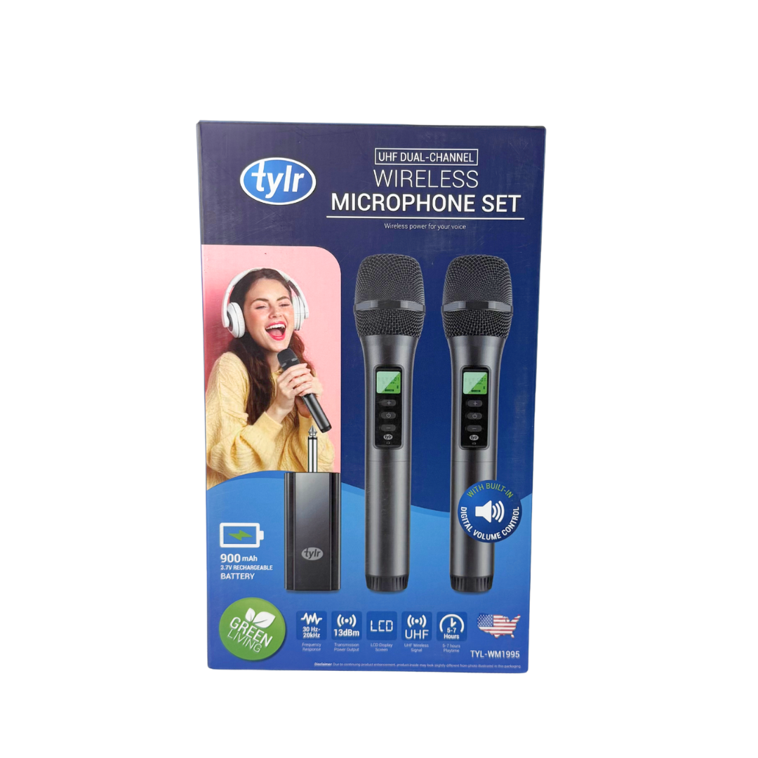 Tylr Wireless Microphone Set TYL-WM1995 Tylr Wireless Microphone Set TYL-WM1995